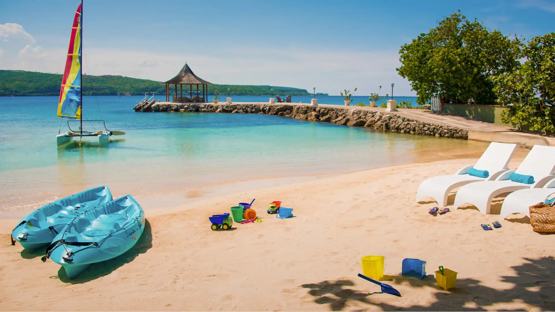 Sundown on the Beach